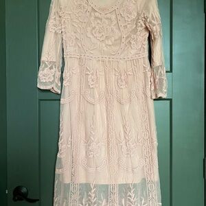 Pink Lace Dress